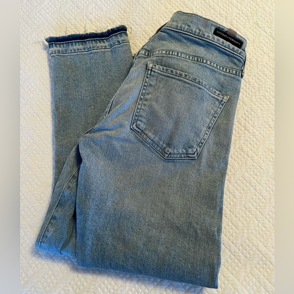 Citizens of Humanity Emerson Crop Slim Boyfriend Jeans - Picture 1 of 7